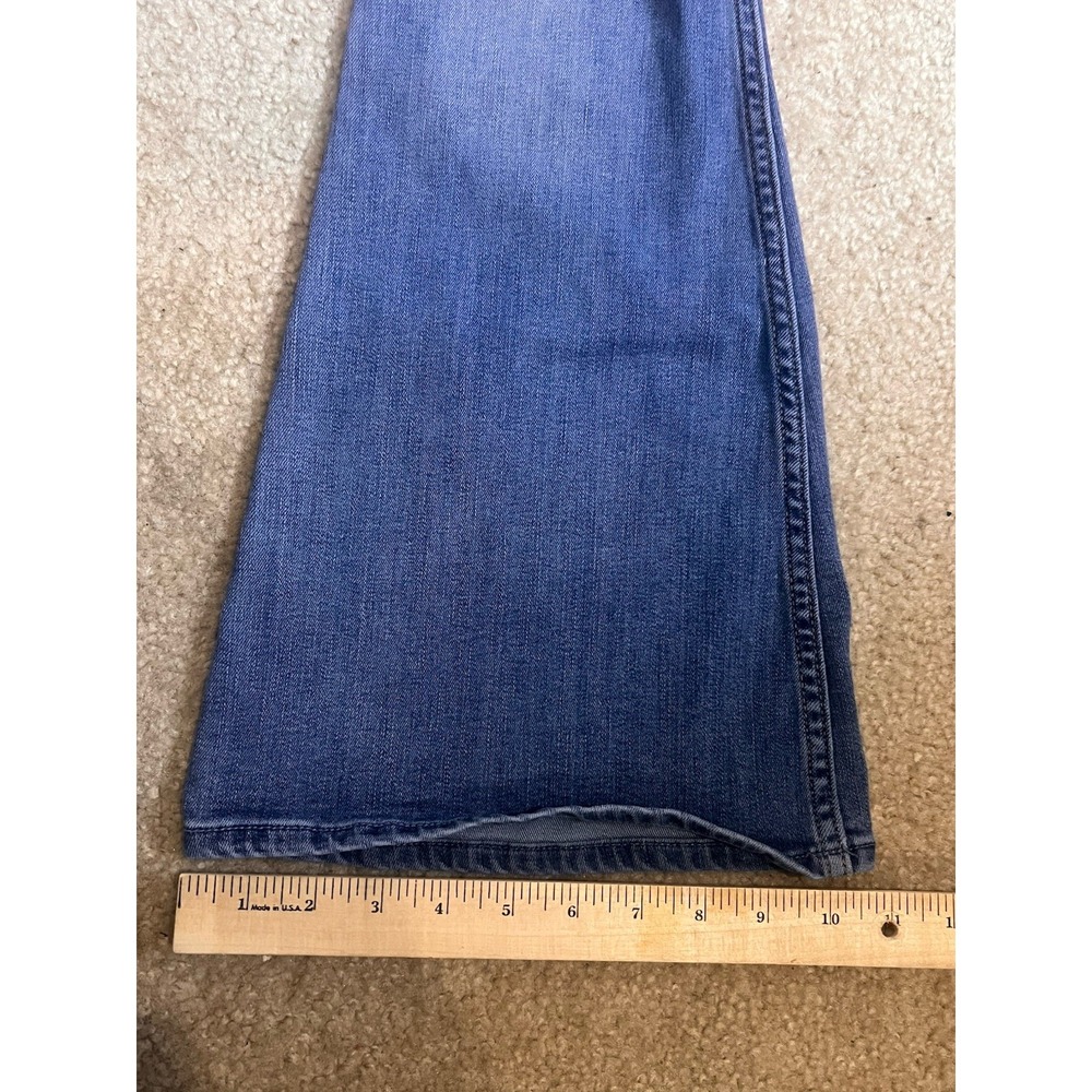 Hollister Curvy Jeans Womens 9S 29X30 Blue High Rise Vintage Flare Soft Stretch‎ - Picture 8 of 8